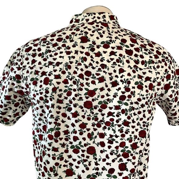 Dravus Landon Floral Short Sleeve Shirt, sz S - Picture 7 of 12